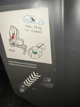 Silla de coche para bebé BMW hasta 18kg