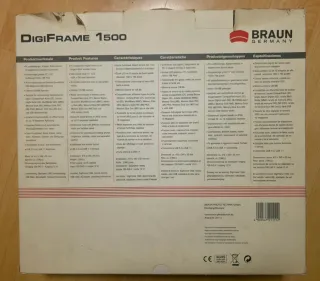 Portarretratos Digital Braun 15 DigiFrame 1500