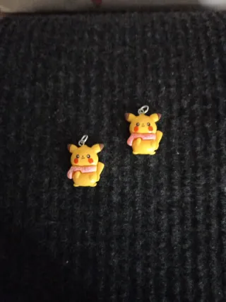 Colgantes Pikachu Resina 3D