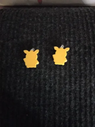 Colgantes Pikachu Resina 3D