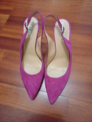 Zapatos de tacón buganbilla