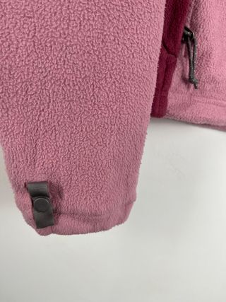 The North Face fleece two-tone pink