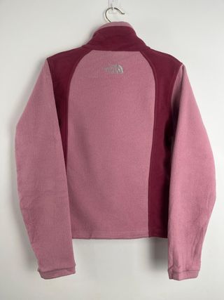 The North Face fleece two-tone pink