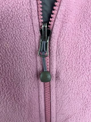 The North Face fleece two-tone pink