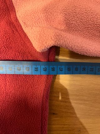 The North Face fleece two-tone pink