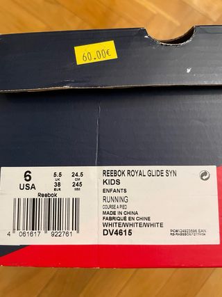 Zapatillas Reebok Piel Blancas Núm. 38 Royal Glide