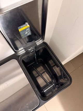 Cubo Basura Pedal El Corte Inglés 3 Compartimentos