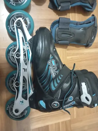 Patines en línea Fila con protecciones