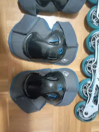 Patines en línea Fila con protecciones