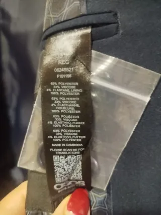 Americana chico Azul