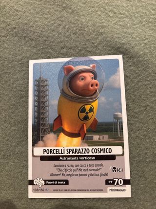 Carte Brainrot Porcelli Sparazzo Cosmico