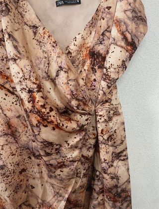 Vestido Zara estampado