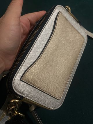Bolso Marc Jacobs Beige y Dorado