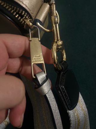 Bolso Marc Jacobs Beige y Dorado