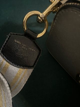 Bolso Marc Jacobs Beige y Dorado