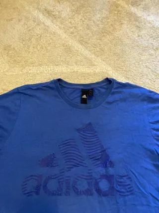 Camiseta Adidas Azul Talla M