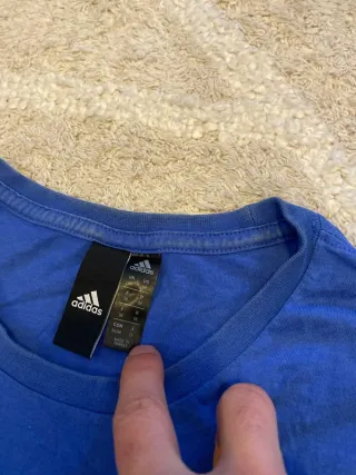 Camiseta Adidas Azul Talla M