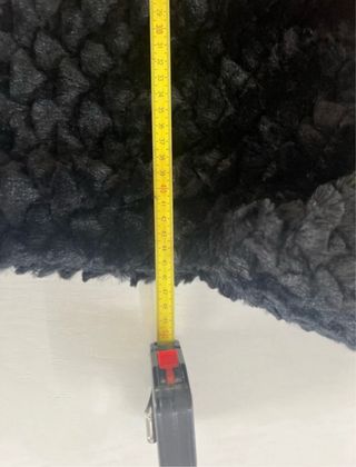 Pelliccia sintetica Rinascimento nera