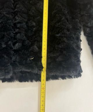 Pelliccia sintetica Rinascimento nera