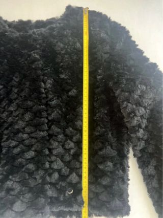 Pelliccia sintetica Rinascimento nera