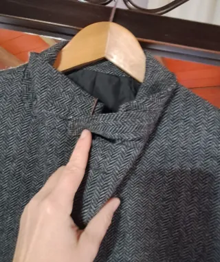 Abrigo Lefties gris hombre