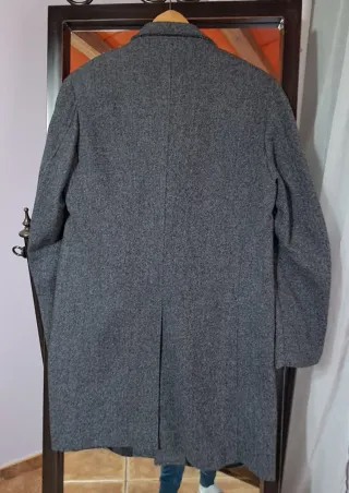Abrigo Lefties gris hombre
