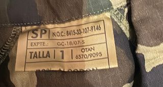 Pantalones de camuflaje acolchados