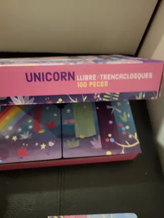 Puzzle y cuento infantil Unicornio Mágico