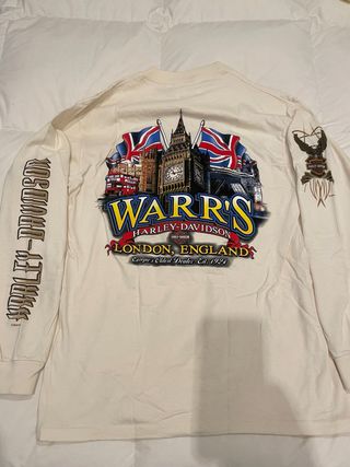 Camiseta Harley Davidson Londres Manga Larga