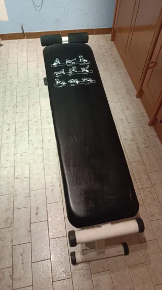 Banco de pesas para abdominales