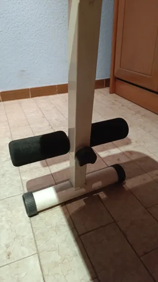 Banco de pesas para abdominales