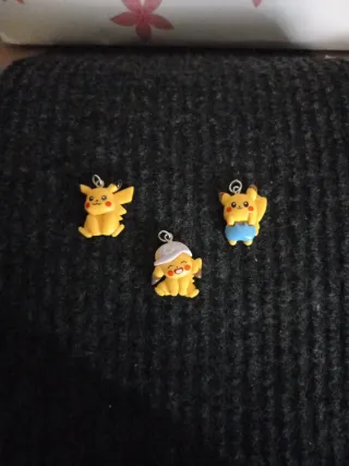 Colgantes Resina 3D Pikachu