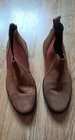 Botín piel marrón