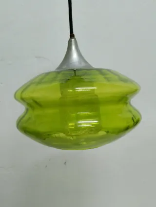 Lámpara colgante Murano verde