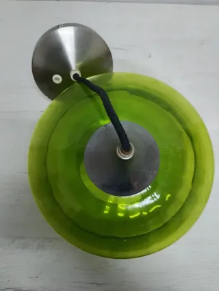 Lámpara colgante Murano verde