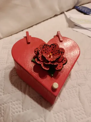 Joyero Corazón Hecho a Mano