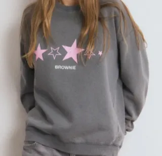 Sudadera Brownie estrellas gris T.XS-S