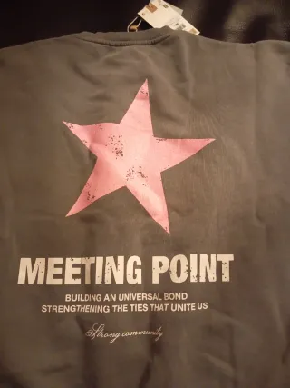 Sudadera Brownie estrellas gris T.XS-S