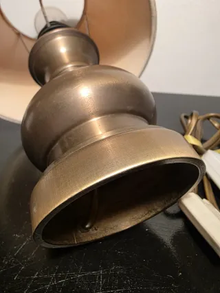 Lampada vintage ottone