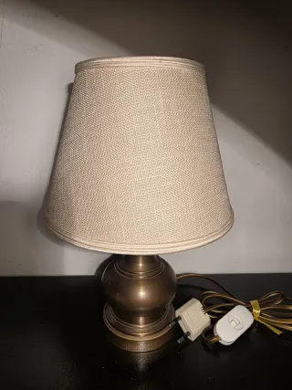 Lampada vintage ottone