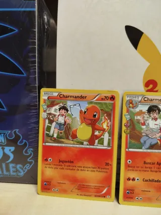 Lote Cartas Pokémon Charmander/Charmeleon Antiguas