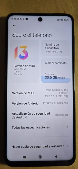 Xiaomi Redmi Note 9 Pro - Buen estado
