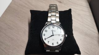 Reloj Potens World Time Hombre Plata Blanco 3016