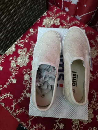 Scarpe donna slip-on oms! bianche