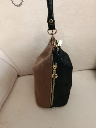 Bolso Piel y Pelo Vintage