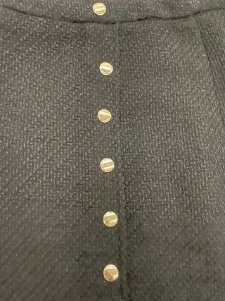 Falda Mango Negra Talla L con forro interior