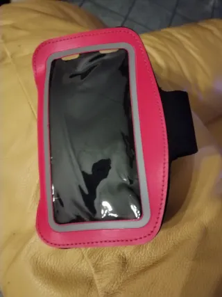 Porta cellulare da braccio rosa