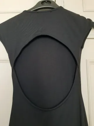 Vestido negro verano espalda abierta