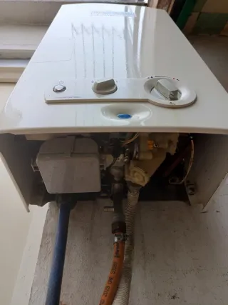 Calentador de gas butano