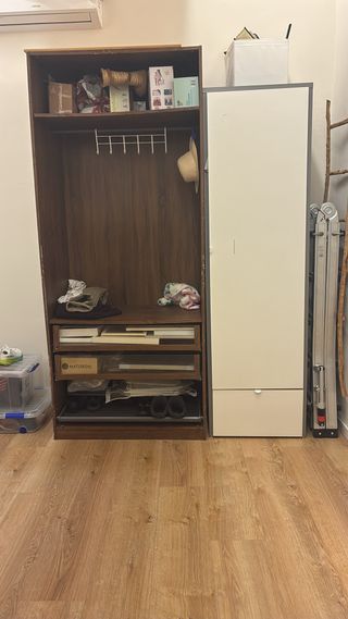 2 Armarios 1m y 0.5m